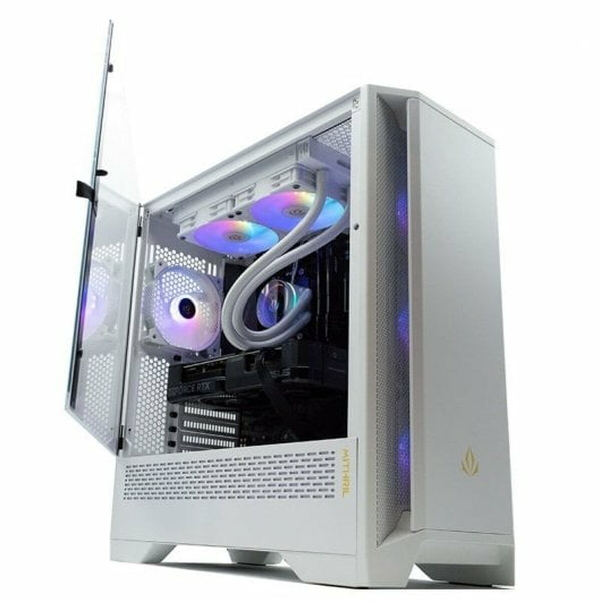 Case computer desktop ATX Forgeon Mithril Bianco - Disponibile in 3-4 giorni lavorativi