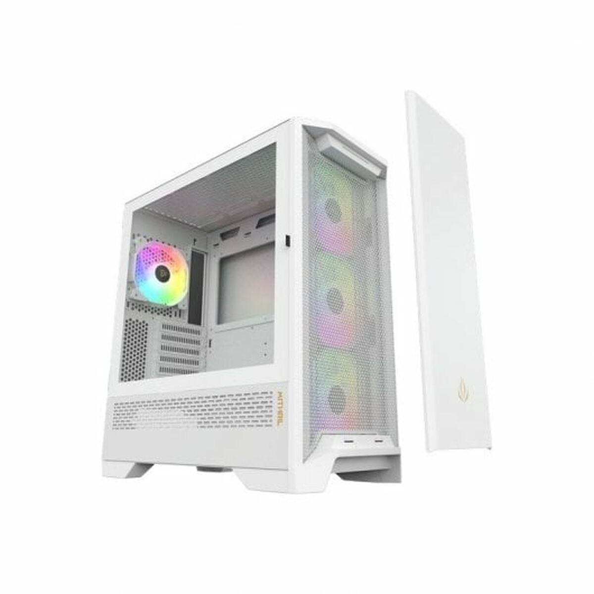 Case computer desktop ATX Forgeon Mithril Bianco - Disponibile in 3-4 giorni lavorativi