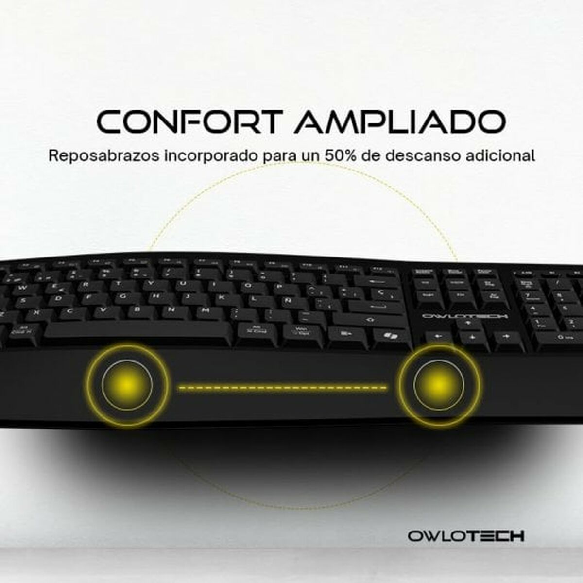 Tastiera e Mouse Owlotech EK500 Nero - Disponibile in 3-4 giorni lavorativi