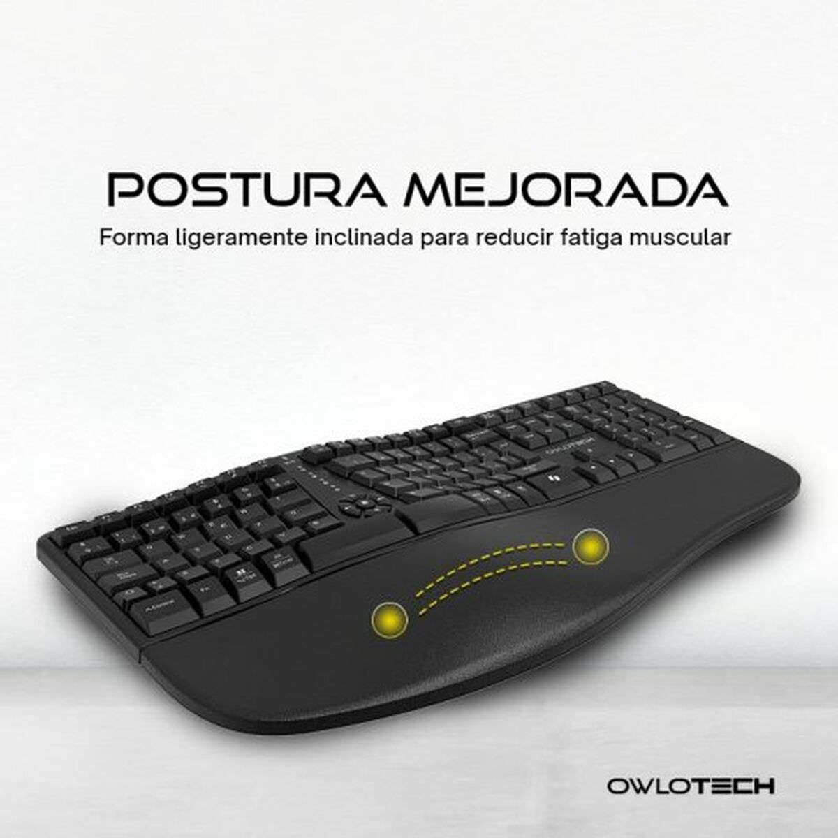 Tastiera e Mouse Owlotech EK500 Nero - Disponibile in 3-4 giorni lavorativi