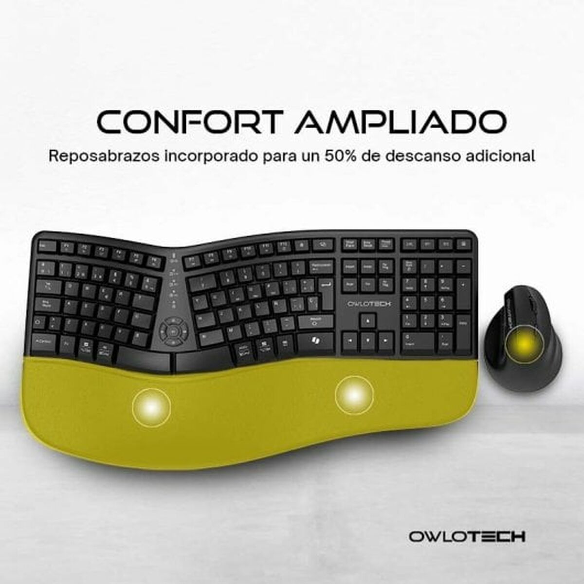 Tastiera e Mouse Owlotech EK500 Nero - Disponibile in 3-4 giorni lavorativi