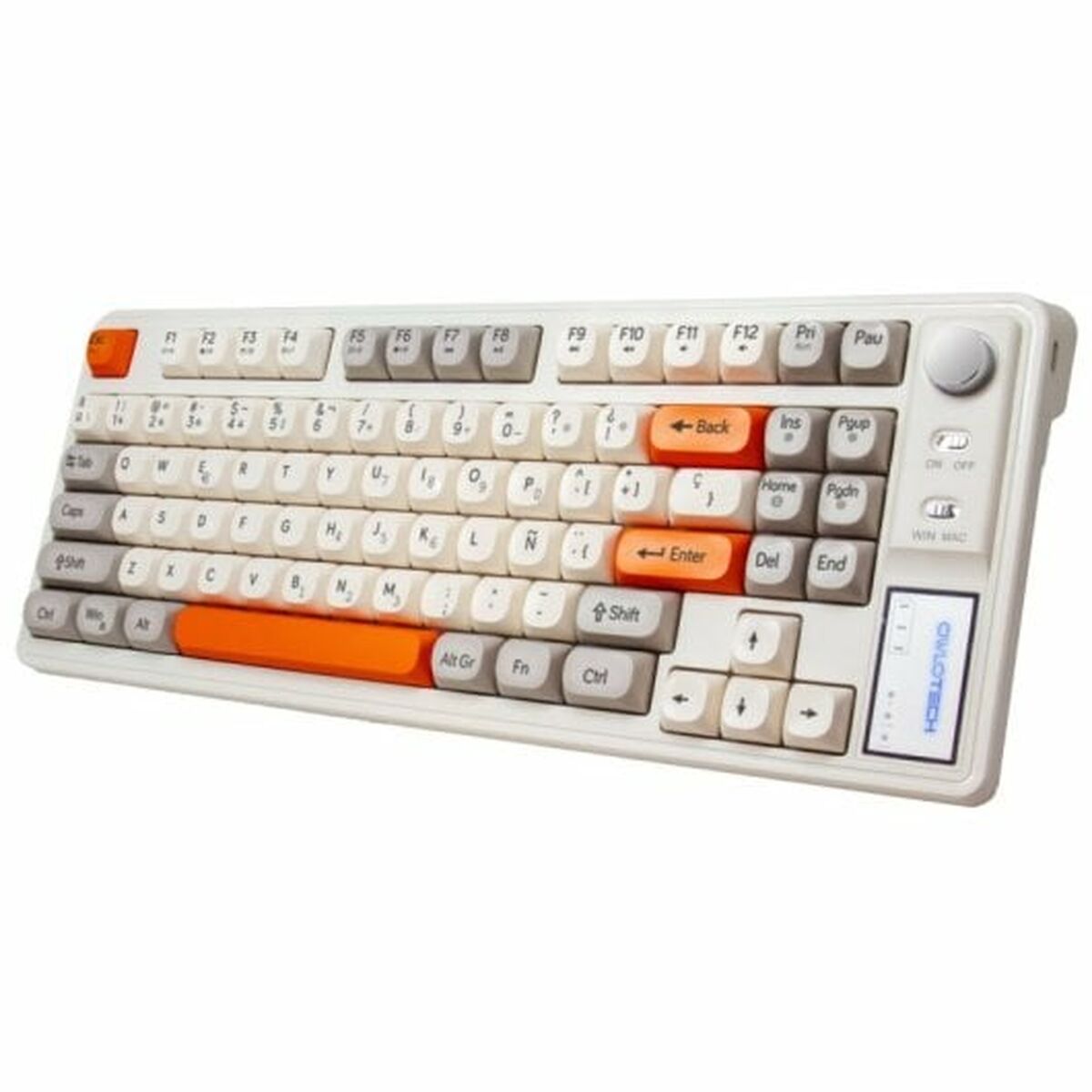 Tastiera Owlotech Arancio Qwerty in Spagnolo - Disponibile in 3-4 giorni lavorativi