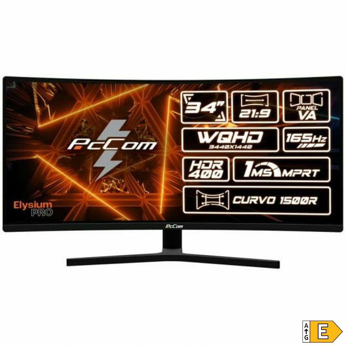 Monitor PcCom Elysium Pro 34" 165 Hz - Disponibile in 3-4 giorni lavorativi