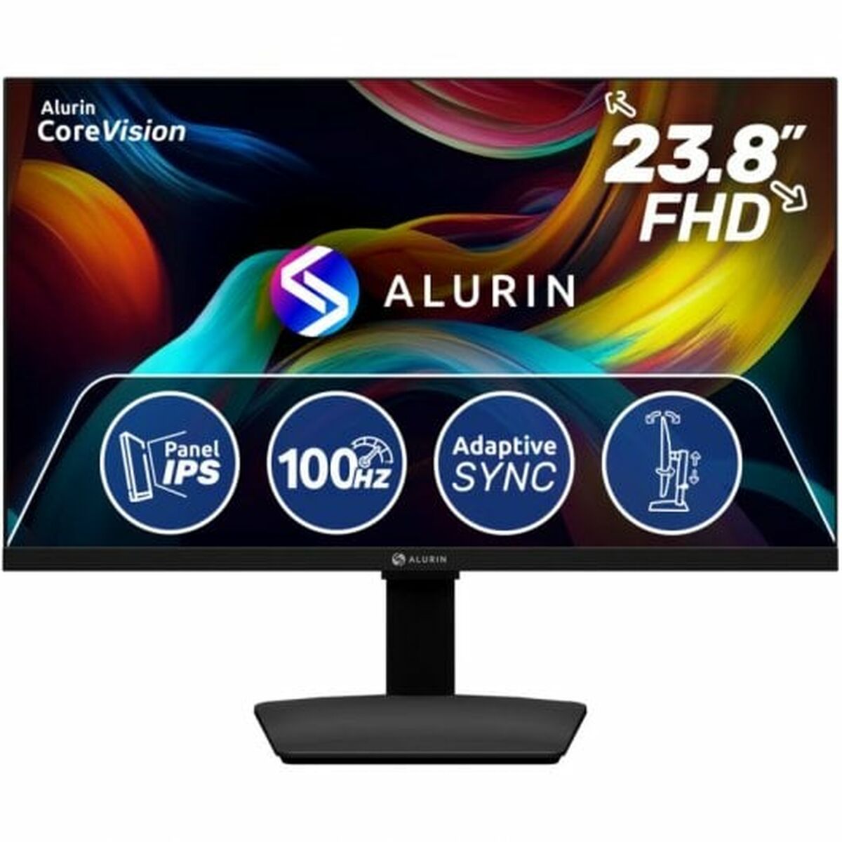 Monitor Alurin CoreVision 23,8" 100 Hz - Disponibile in 3-4 giorni lavorativi