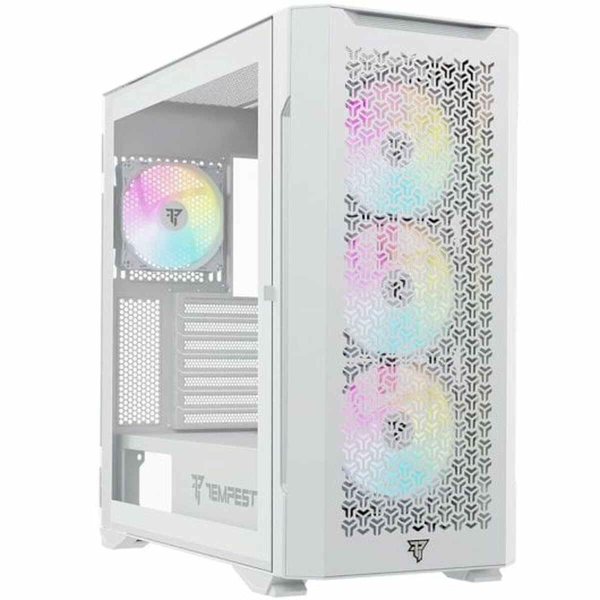 Case computer desktop ATX Tempest Bastion Bianco - Disponibile in 3-4 giorni lavorativi Tempest