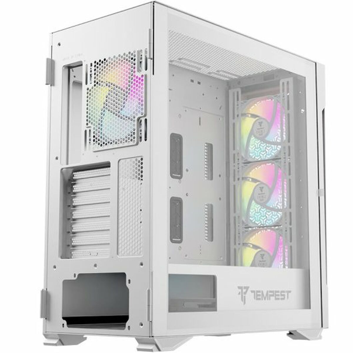 Case computer desktop ATX Tempest Bastion Bianco - Disponibile in 3-4 giorni lavorativi Tempest