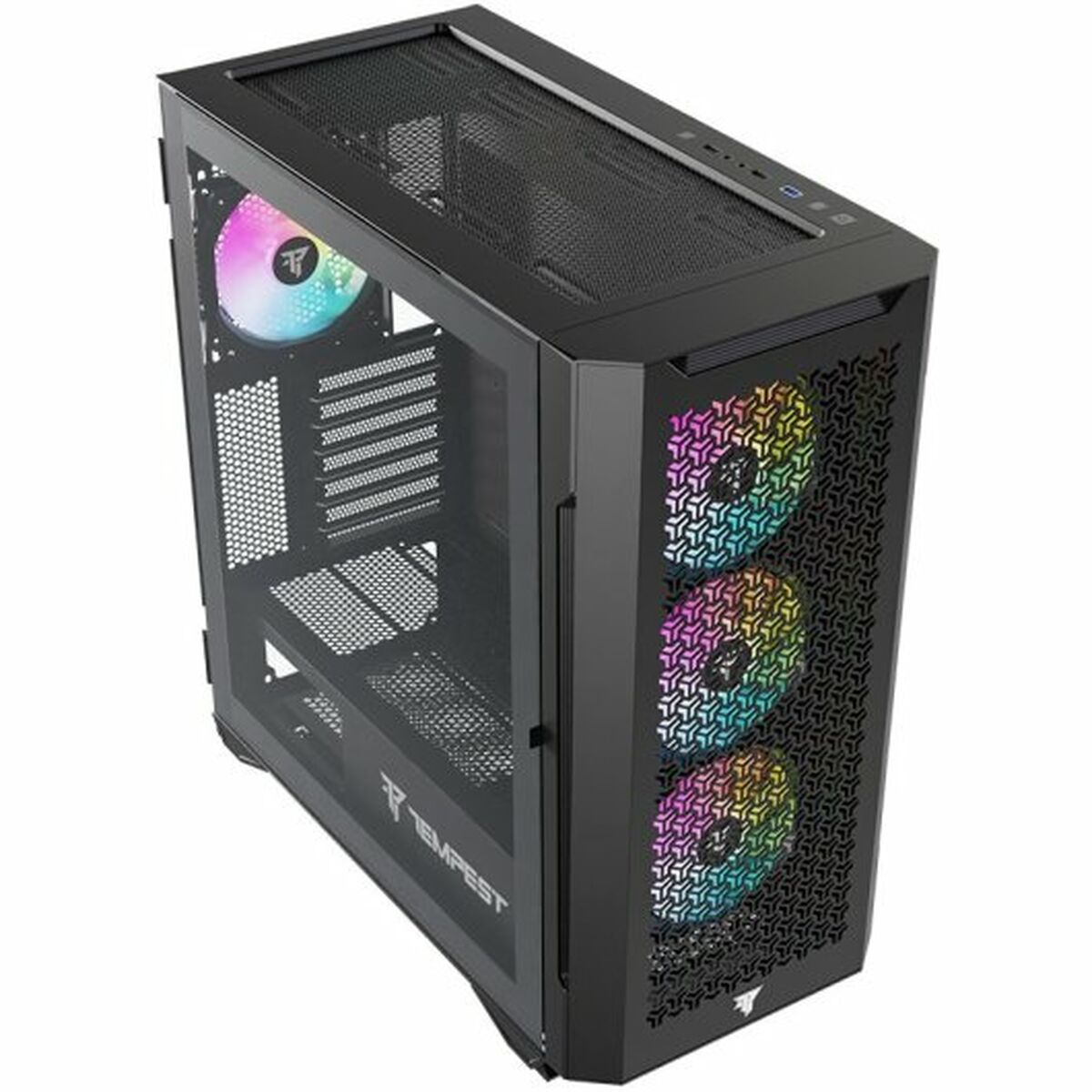 Case computer desktop ATX Tempest Bastion Nero - Disponibile in 3-4 giorni lavorativi Tempest