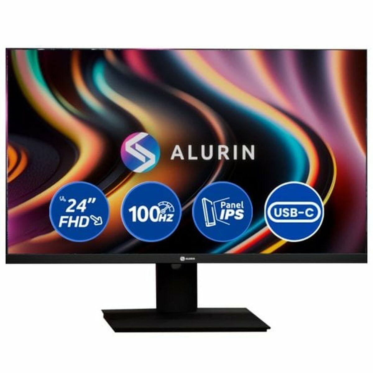 Monitor Alurin CoreVision Full HD 24" 100 Hz - Disponibile in 3-4 giorni lavorativi