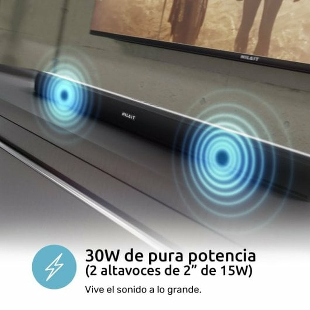 Soundbar Nilait Nero - Disponibile in 3-4 giorni lavorativi