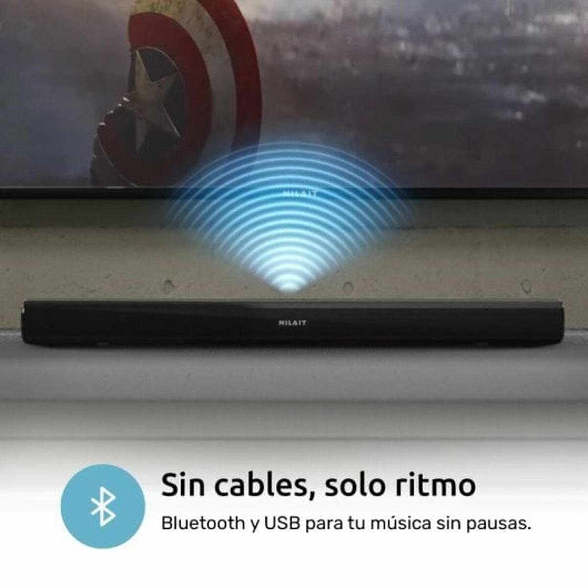 Soundbar Nilait Nero - Disponibile in 3-4 giorni lavorativi