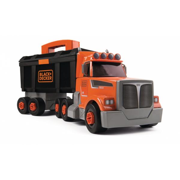 Set di Attrezzi Smoby Black + Decker Bricolo Truck 2 In 1 - Disponibile in 3-4 giorni lavorativi