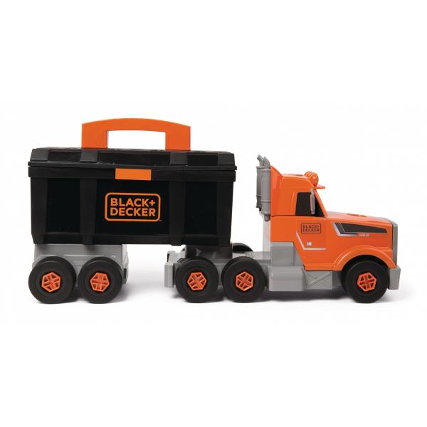 Set di Attrezzi Smoby Black + Decker Bricolo Truck 2 In 1 - Disponibile in 3-4 giorni lavorativi