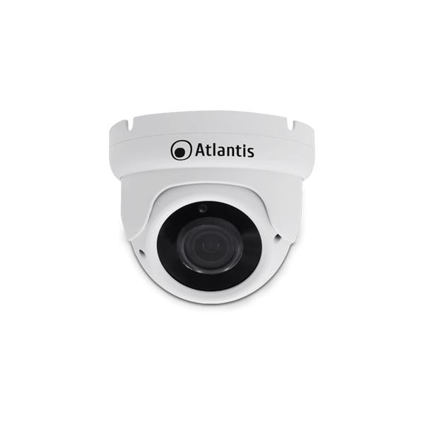 VIDEOCAMERA ATLANTIS ULTRAPLEX A11-UX914A-DP IP PoE Dome 5Mpx 2592x1944 H.264/265 20/25fps 1/2.8" CMOS IR 18 SMD led 10mt - Disponibile in 3-4 giorni lavorativi