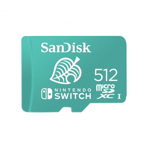 Switch Micro SDXC SanDisk 512GB for Nintendo Switch Accessori - Disponibile in 2-3 giorni lavorativi