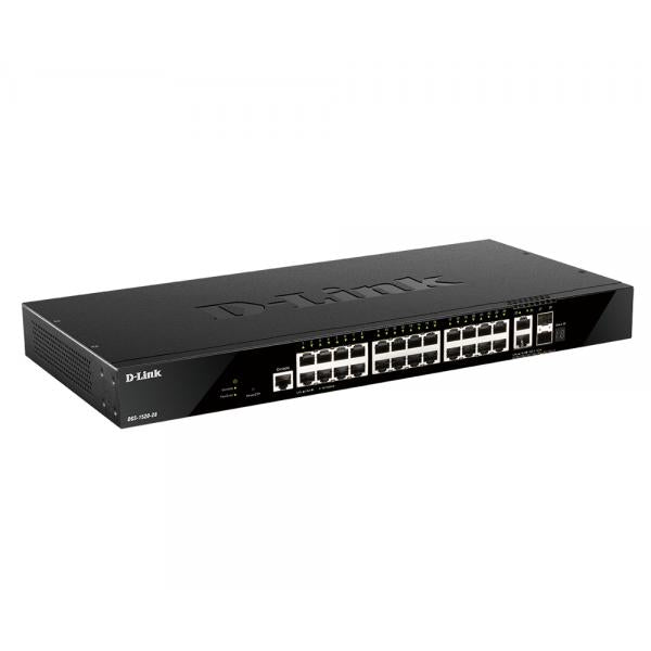 Switch D-Link DGS-1520-28 24xGbE 2x10GbE 2xSFP+ - Disponibile in 3-4 giorni lavorativi