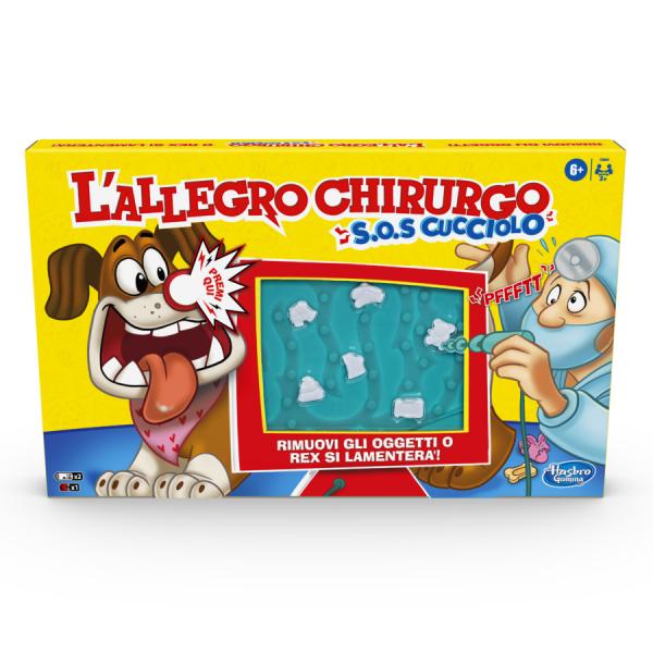 Gioco da tavolo HASBRO L'ALLEGRO CHIRURGO S.O.S. CUCCIOLO - Disponibile in 2/3 giorni lavorativi Hasbro