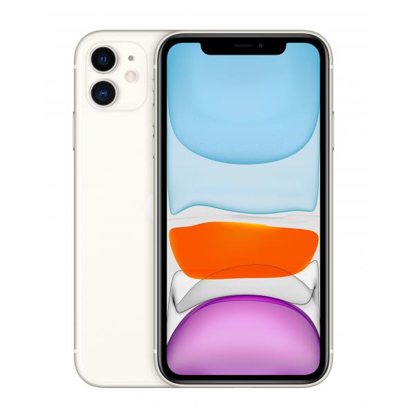 Apple iPhone 11 128GB 6.1" White ITA Slim Box MHDJ3QL/A - Disponibile in 2-3 giorni lavorativi