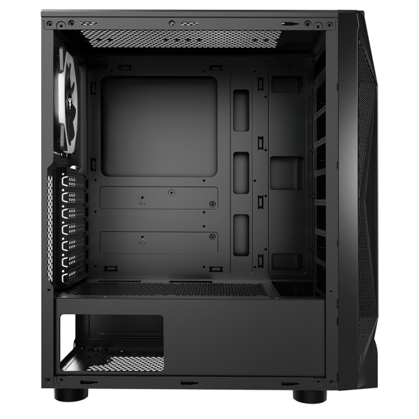 Case THE ROCK EVO - Gaming Middle Tower, USB3, 12cm ARGB fan, Side Panel Temp Glass - Disponibile in 3-4 giorni lavorativi