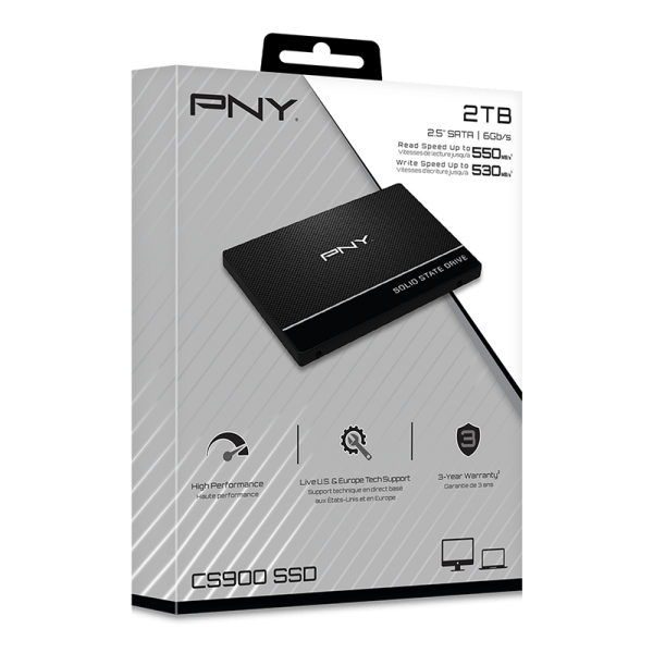 Disco rigido PNY CS900 SSD 2to 2.5 - Disponibile in 3-4 giorni lavorativi