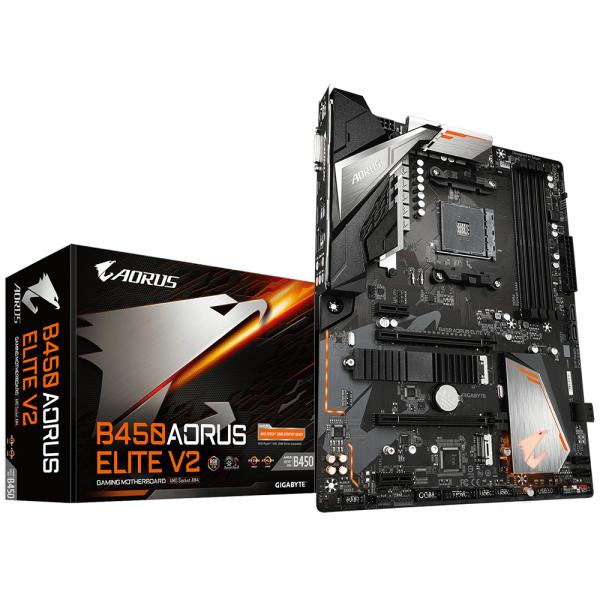 Scheda Madre Gigabyte B450 AORUS Elite V2 AMD B450 AMD AM4 - Disponibile in 3-4 giorni lavorativi