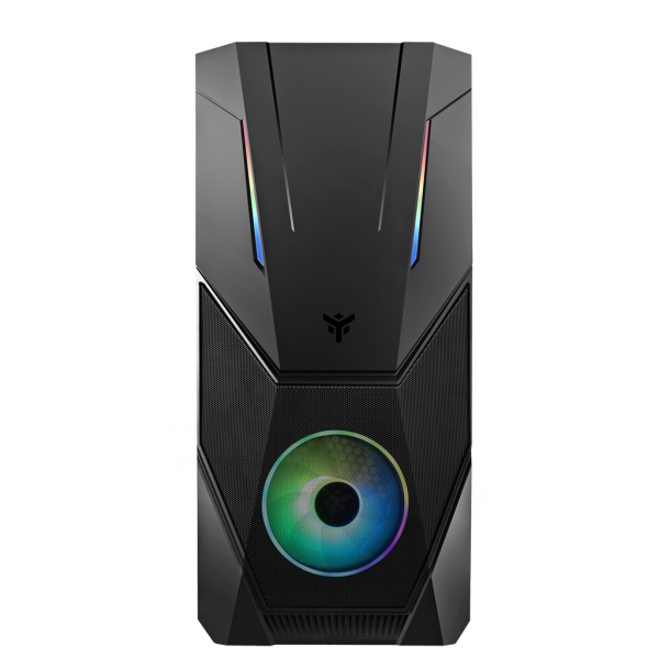 Case SPACIRC VO - Gaming Middle Tower, 2x12cm ARGB fan, USB3 - Disponibile in 3-4 giorni lavorativi