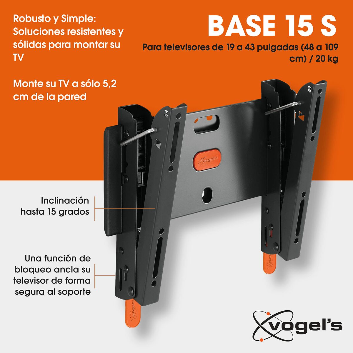 Supporto TV Vogel's BASE15S - Disponibile in 3-4 giorni lavorativi