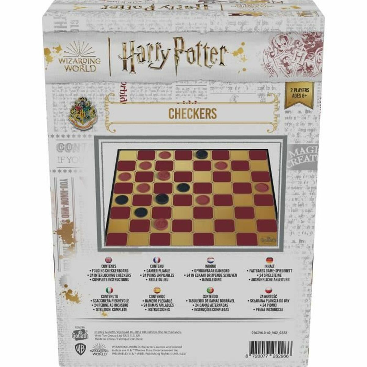 Set di dama Harry Potter - Disponibile in 3-4 giorni lavorativi