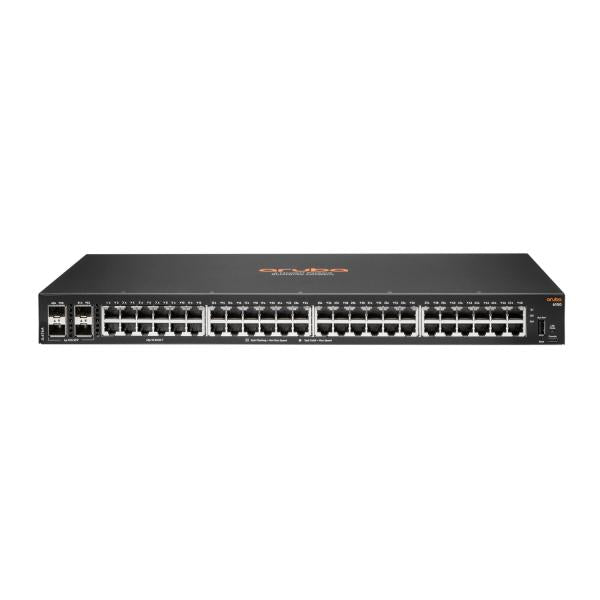 Hewlett Packard Enterprise Aruba 6100 48G 4SFP+ Gestito L3 Gigabit Ethernet (10/100/1000) 1U Nero - Disponibile in 6-7 giorni lavorativi