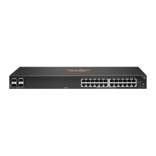 Hewlett Packard Enterprise Aruba 6100 24G 4SFP+ Gestito L3 Gigabit Ethernet (10/100/1000) 1U Nero - Disponibile in 6-7 giorni lavorativi