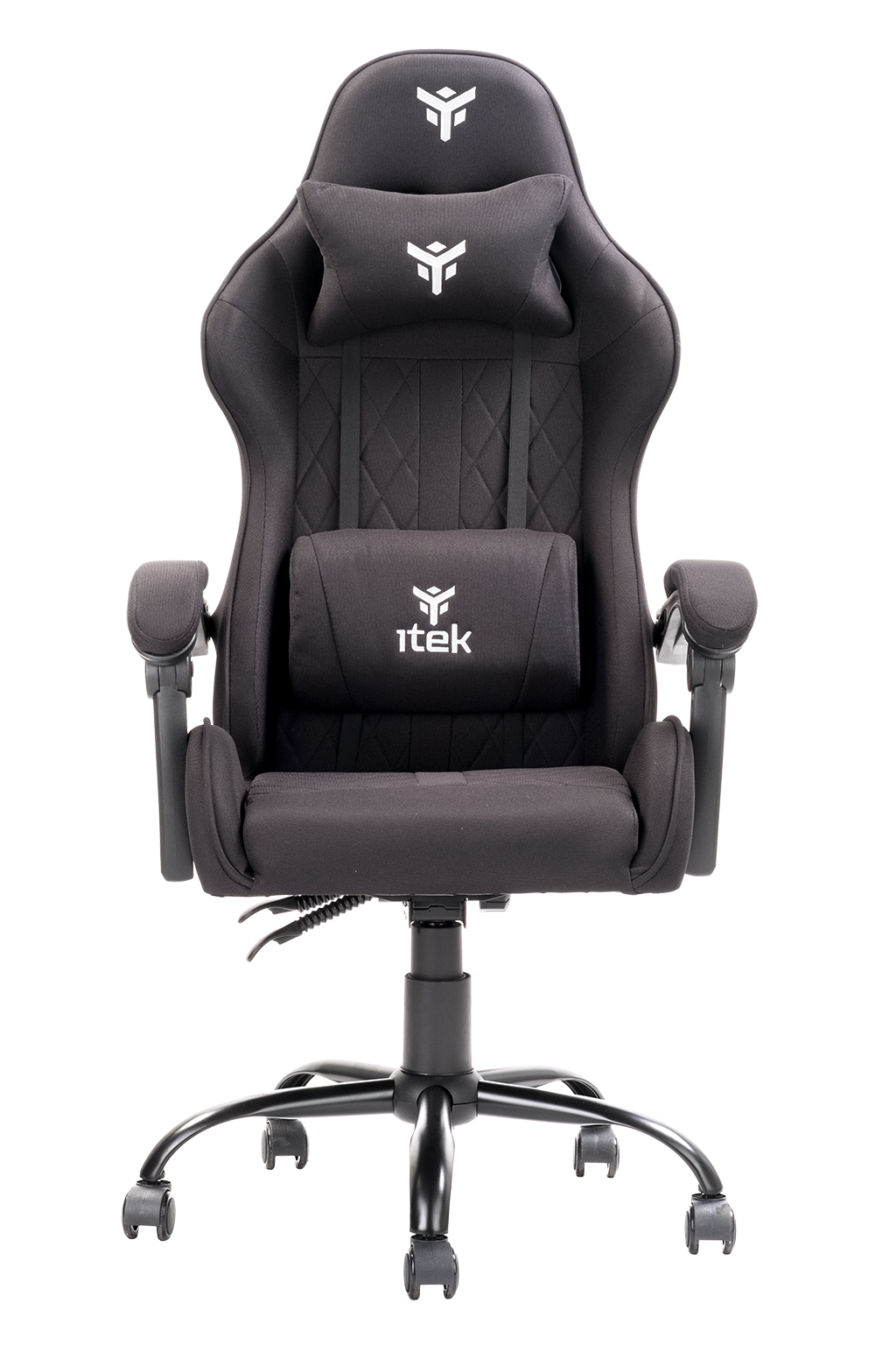 ITEK RHOMBUS FF10 Sedia Poltrona Da Gaming Ergonomica Schienale Reclinabile Nero - Disponibile in 2-4 giorni lavorativi