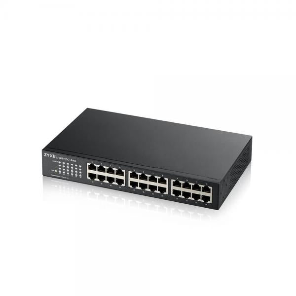 ZYXEL SWITCH UNMANAGED 24 PORTE GIGABIT, DESIGN SENZA VENTOLE, DESKTOP/RACK - Disponibile in 3-4 giorni lavorativi