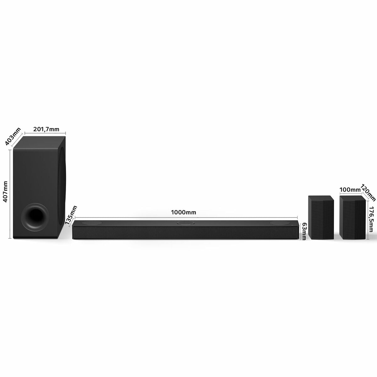 Soundbar LG S80TR.DEUSLLK Nero 580 W - Disponibile in 3-4 giorni lavorativi