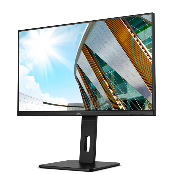 Monitor Nuovo MONITOR AOC LED 31.5" Wide U32P2 VA 3840x2160 4ms 350cd/mq 3.000:1(50.000.000:1) 2x3W MM Reg.H PIVOT 2HDMI DP - Disponibile in 3-4 giorni lavorativi