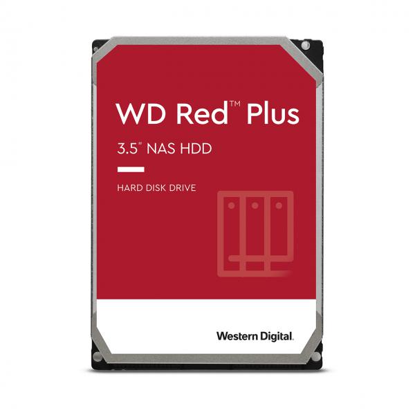 HD WD SATA3 12TB 3.5" RED PLUS 256mb cache 24x7 - NAS HARD DRIVE - WD120EFBX - Disponibile in 3-4 giorni lavorativi