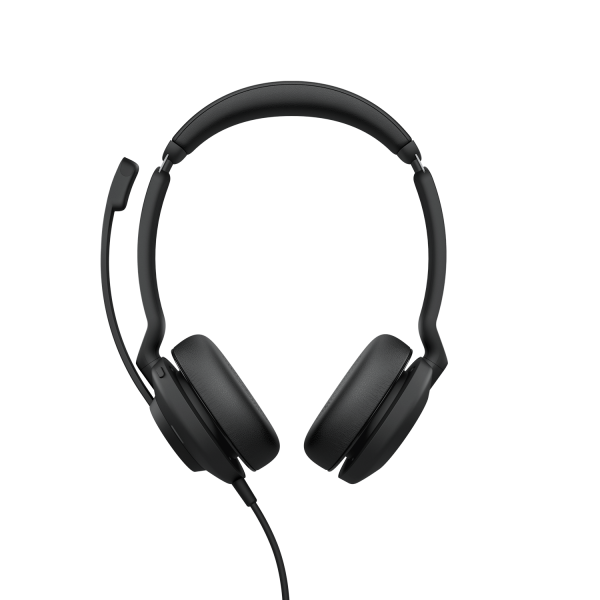 Jabra Evolve2 30, MS Stereo Auricolare Cablato A Padiglione Ufficio USB tipo-C Nero - Disponibile in 6-7 giorni lavorativi