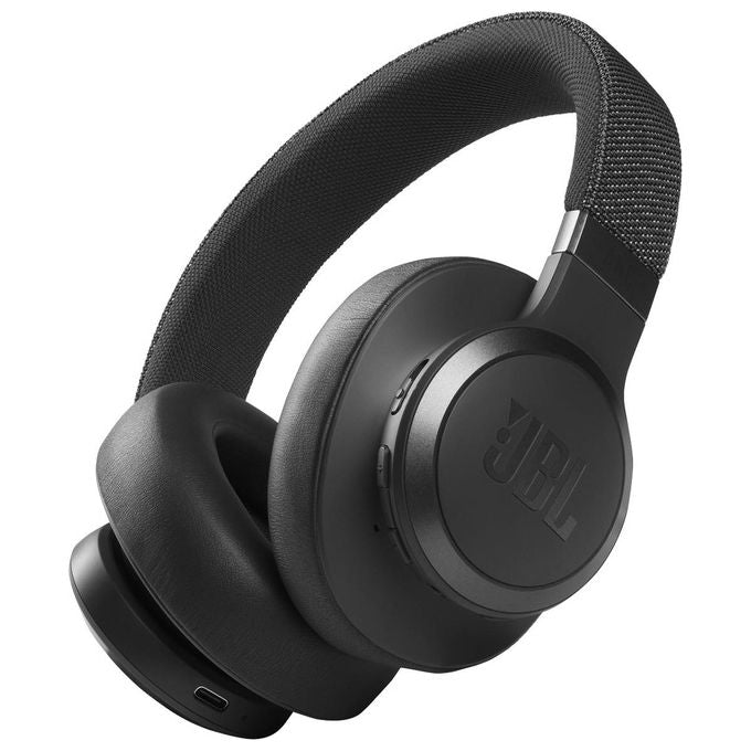 Jbl LIVE 660NC Cuffie Over-Ear Wireless Bluetooth con Cancellazione Adattiva del Rumore per Musica Chiamate e Sport Fino a 50h di Autonomia Colore Nero - Disponibile in 3-4 giorni lavorativi