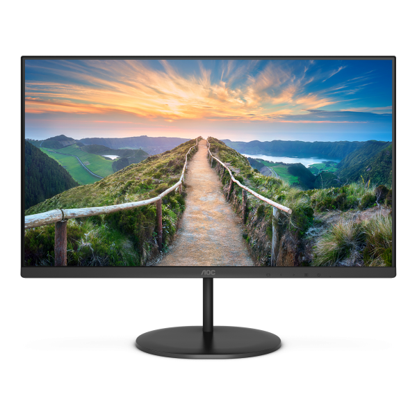 Monitor Nuovo MONITOR AOC LED 23.8" Wide Q24V4EA IPS 2560x1440 4ms 250cd/mq 20.000.000:1 2x2W MM HDMI DP - Disponibile in 3-4 giorni lavorativi