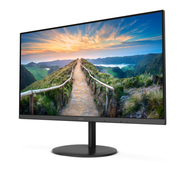 Monitor Nuovo MONITOR AOC LED 23.8" Wide Q24V4EA IPS 2560x1440 4ms 250cd/mq 20.000.000:1 2x2W MM HDMI DP - Disponibile in 3-4 giorni lavorativi