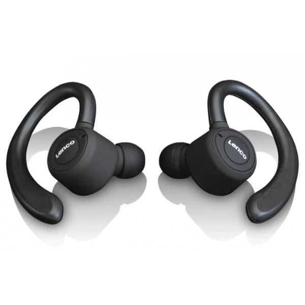 Lenco EPB-460BK cuffia e auricolare Cuffie True Wireless Stereo (TWS) A clip Sport Micro-USB Bluetooth Nero - Disponibile in 6-7 giorni lavorativi