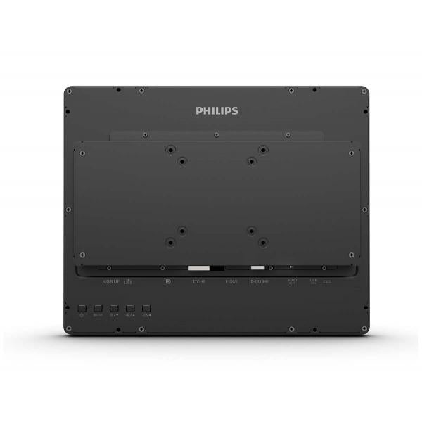 Monitor Touch Nuovo PHILIPS MONITOR OPEN FRAME 15,6 4:3 1024x768 450 CDM, IP65, 10 TOUCH, VGA/DP/DVI/HDMI, MULTIMEDIALE - Disponibile in 3-4 giorni lavorativi Philips