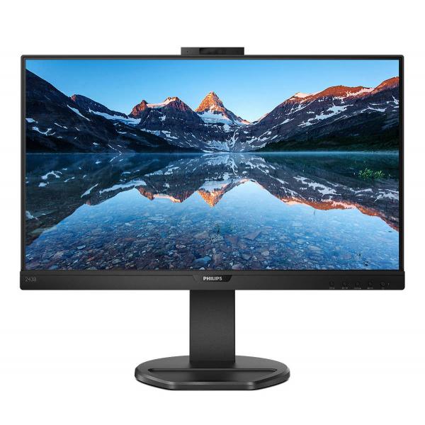 Monitor Led Nuovo PHILIPS MONITOR 23,8 LED IPS 16:9 FHD 4MS 250 CDM, VGA/HDMI/DP, PIVOT, USB-C, WEBCAM, MULTIMEDIALE - Disponibile in 3-4 giorni lavorativi