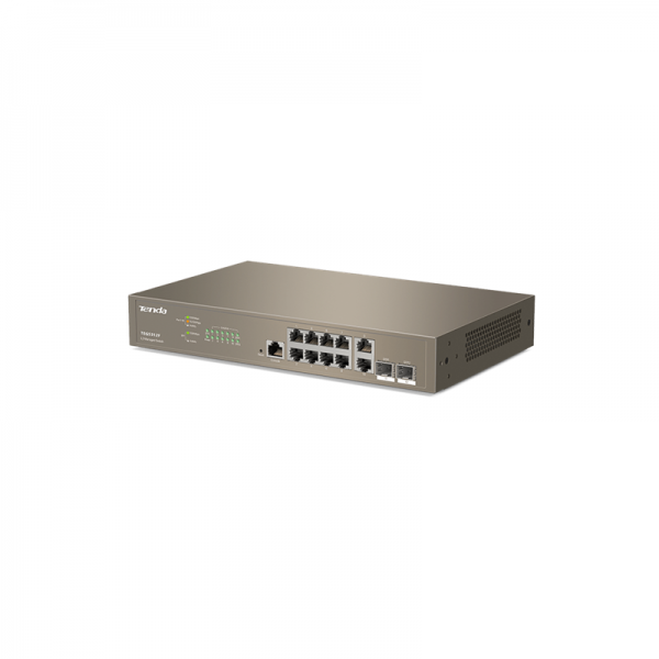 SWITCH TENDA TEG5312F 10P GIGABIT 10/100/1000 +2P SFP Rackmount L3 MANAGED - Disponibile in 3-4 giorni lavorativi