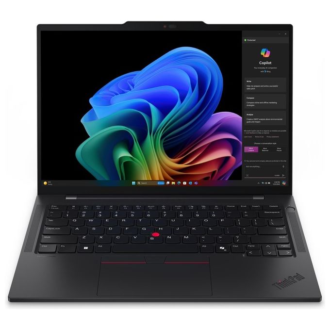 PC Notebook Nuovo Lenovo ThinkPad T14s Qualcomm Snapdragon X1e-78-100 32Gb Hd 1Tb Ssd 14'' Windows 11 Pro - Disponibile in 3-4 giorni lavorativi