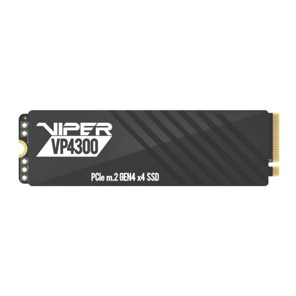 SSD PATRIOT 1TB VIPER VPN4300 M.2 2280 PCIe GEN4 GAMING READ:7400MB WRITE:5500 MB/S - VP4300-1TBM28H - Disponibile in 3-4 giorni lavorativi