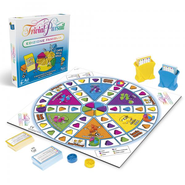 Gioco da tavolo HASBRO TRIVIAL PURSUIT EDIZIONE FAMIGLIA - Disponibile in 2/3 giorni lavorativi Hasbro