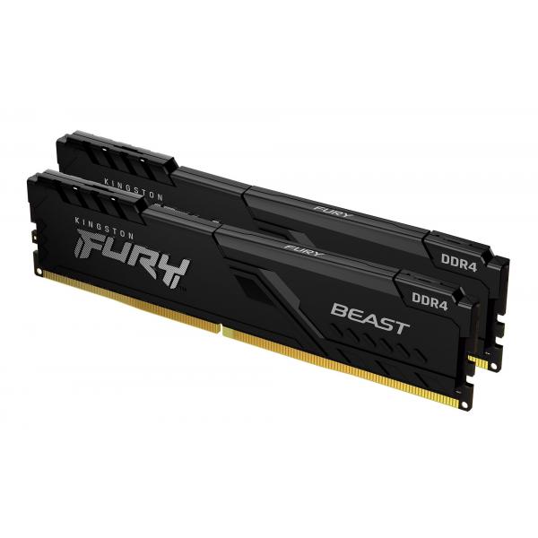 KINGSTON FURY BEAST 32GB 2 x 16GB DDR4 3200MHz CL 16 DIMM - Disponibile in 3-4 giorni lavorativi