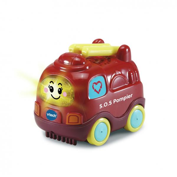 VTECH Tut Tut Bolides - Ecolo Trio Box - Vigile del fuoco + Camion della spazzatura + Camioncino - Disponibile in 3-4 giorni lavorativi