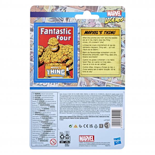 Action figure / Statue HASBRO MARVEL LEGENDS RETRO FIGURE - THE THING - Disponibile in 2/3 giorni lavorativi