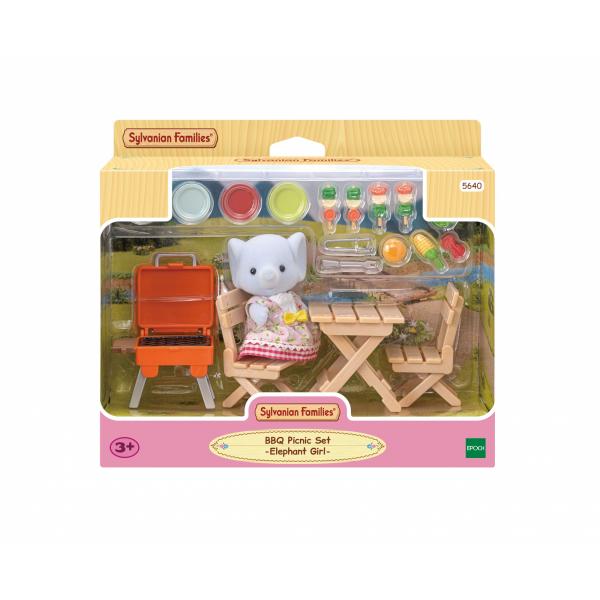 Sylvanian Families - La ragazza dell'elefante e il suo set da picnic - Disponibile in 3-4 giorni lavorativi