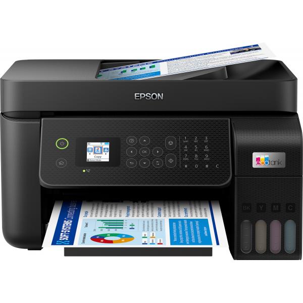 Stampante multifunzione Inkjet EPSON MULTIF. INK A4 COLORE, ECOTANK ET-4800, 33PPM, ADF, FRONTE/RETRO MANUALE, USB/LAN/WIFI, 4 IN 1 - Disponibile in 3-4 giorni lavorativi